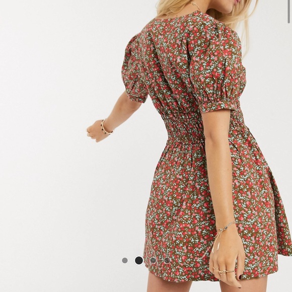 Free People Floral Print Mini Dress - Picture 3 of 5